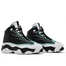 Air Jordan Pro Strong GS Black Tiffany Blue Athletic Shoe Mens 7Y Womens 8.5