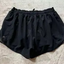 Lululemon Women's Black Speed Up Lined Short Pockets Size 10