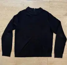 Carolyn Taylor Black Long Sleeve Acrylic Pullover Sweater PM Made In UK‎