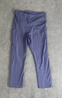 ATHLETA‎ Ultimate Stash Pocket Capri Athletic Legging Pants Small Light Purple