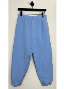 ARITZIA TNA Cozy Fleece Mega Sweatpants in Pastel Blue Size X-Small