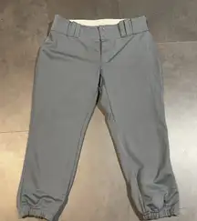 Wire2Wire Women's Knicker Fastpitch Softball Pant - Gray Size‎ Medium F-6