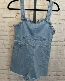 Blue Denim Romper