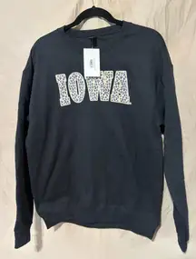Iowa cheeta crewneck