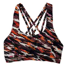 Lululemon Lunar New Year Free to be Serene Sports Bra Sz 2 Tiger Tide Smoky Red