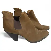 Twisted X Brown Western Leather Ankle Boots Sz 8 Cowboy Cowgirl Country