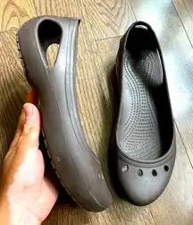 Crocs ballerina flat slip on shoes women’s size 7