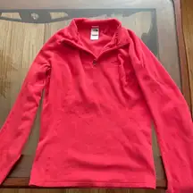 The North Face  Women’s Fleece Pullover Lightweight Sweater Size Small Coral Pink