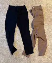 Black and Brown Pants Set