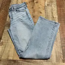 American Eagle Women's Light Wash Denim Original Bootcut Jeans Sz 28x30