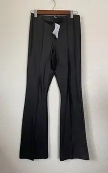 NWT Topshop Faux Leather Wide Leg Flared Pants US Size 8