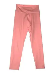 Aerie women's large hugger leggings in pink new coral athletic high rise gym wor