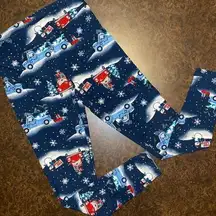 Holiday Time Christmas Leggings - size small