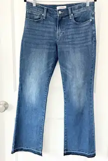 Lucky Brand Sweet Mud Rise Boot Blue Denim Jeans 8/29 A