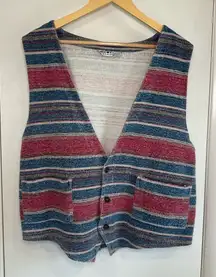 Vintage Chico’s Designs Western Vest. Size 2/L.
