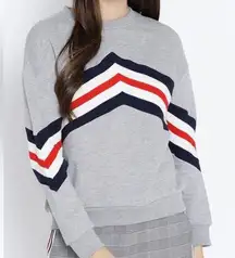 Mango Sweatshirt Sweater Patriotic Striped