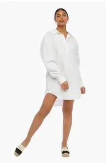 NWT Oversized White Shirt Dress