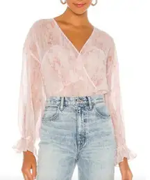 ALLSAINTS Penny‎ Masala Snake Print Top Sz 6