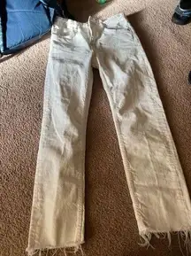 Zara white jeans 4