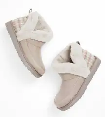 Maurices Grey Slipper Boots