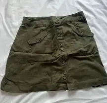 Army Green Skirt