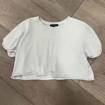 f21 cropped tee