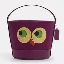 Coach Trick Or Treat Bucket With Halloween Owl In Regenerative Cotton
