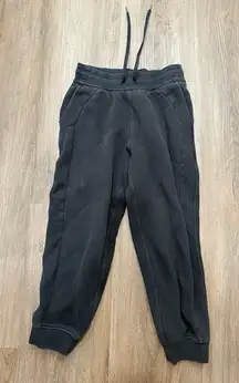 Lululemon‎ Scuba Relaxed Jogger Womens 4 Black Sweatpants Drawstring