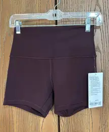 Lululemon align HR Short 4” Goodnight Plum Sz6