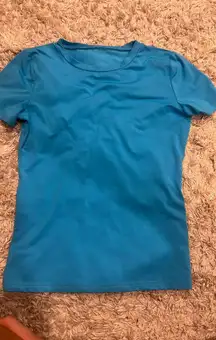 Blue tee