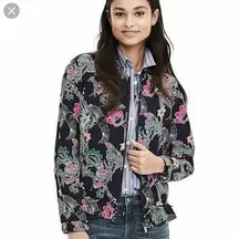 Floral bomber jacket