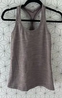 Lululemon Cool Racerback Stripe Tank