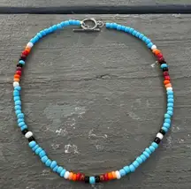 Western Boho Choker Bead Necklace