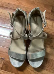 Gold Wedges size 8.5