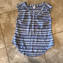 Merona Lightweight NWOT Blue and White Striped