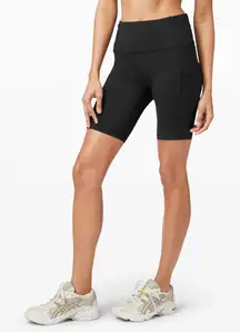 Lululemon Fast and Free black 9” short