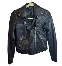 SLATE & WILLOW LEATHER MOTO JACKET