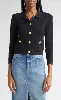 L'AGENCE Osiris Knit Jacket Size Small