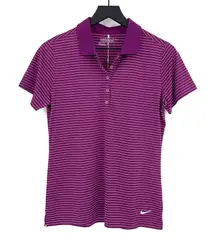 NWT NIKE GOLF Tour Performace Dri-Fit Polo Berry Purple M
