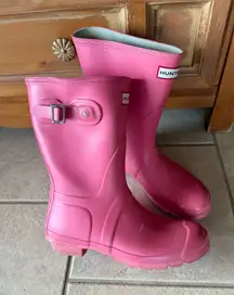 Hunter Original Short Rain Boots Pink