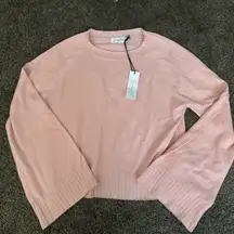 Sundry Soft Pink Knit Top
