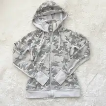 Athleta  Triumph Hoodie White Camo