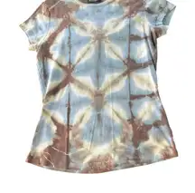 Tie-Dye Short Sleeve Top 1990’s very fitted
