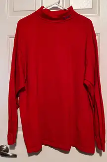 NFL‎ Titans Women's Red Turtleneck Size 2XL 28" Long x 22" Sleeve x 25 1/2" PTP