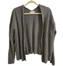 Dark Gray Extremely Soft Open Long Sleeve Cardigan