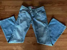 Low-Rise Bootcut Jeans