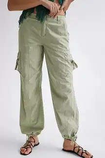 Anthropologie Tactical Utility Cargo Pants Green Size 32 Women’s Jogger