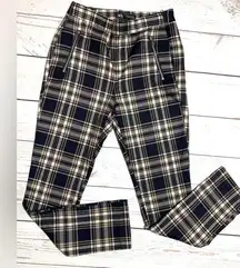 Plaid Checkered High Rise Pants Size XS
