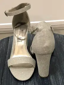 Silver Sparkle Heels