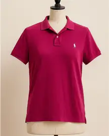 Ralph Lauren Sport Slim Fit Pink Polo – Size Small